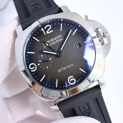 SJ Factory Panerai Luminor GMT BiTempo 1950 Series 44*16.2mm Seagull 2555 Movement Watch